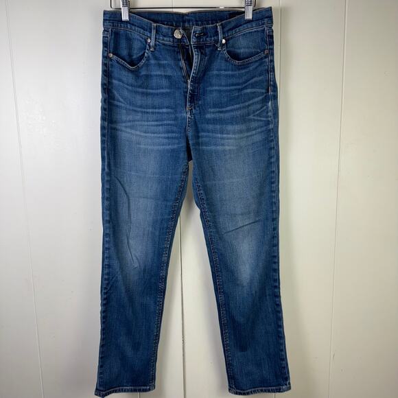 rag & bone nina high rise‎ bailey jeans Whiskering Fading - Picture 1 of 7